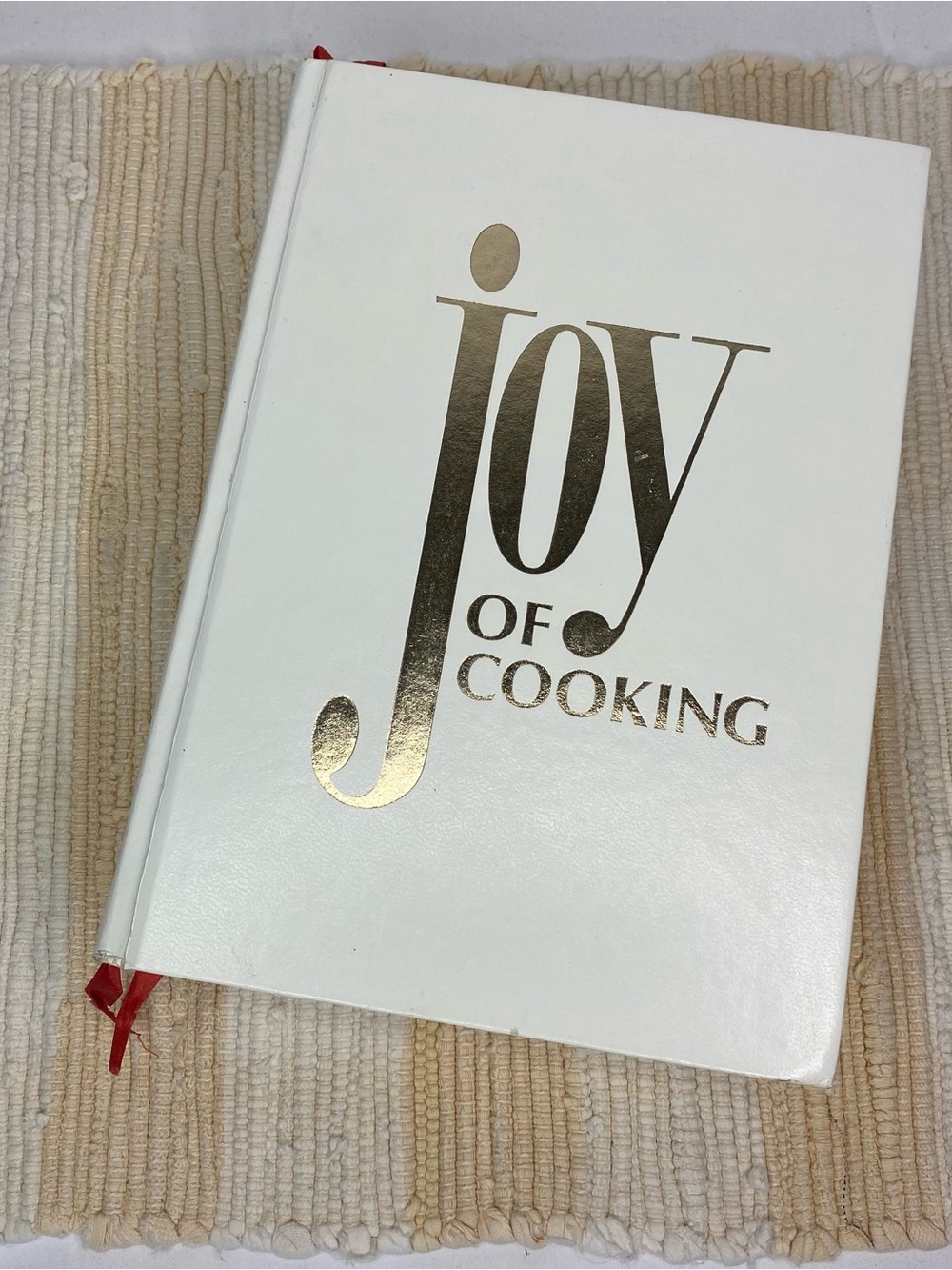 VTG JOY OF COOKING COOKBOOK WHITE BOUND HB IRMA ROMBAUER 20th PRINTING OCT 1980